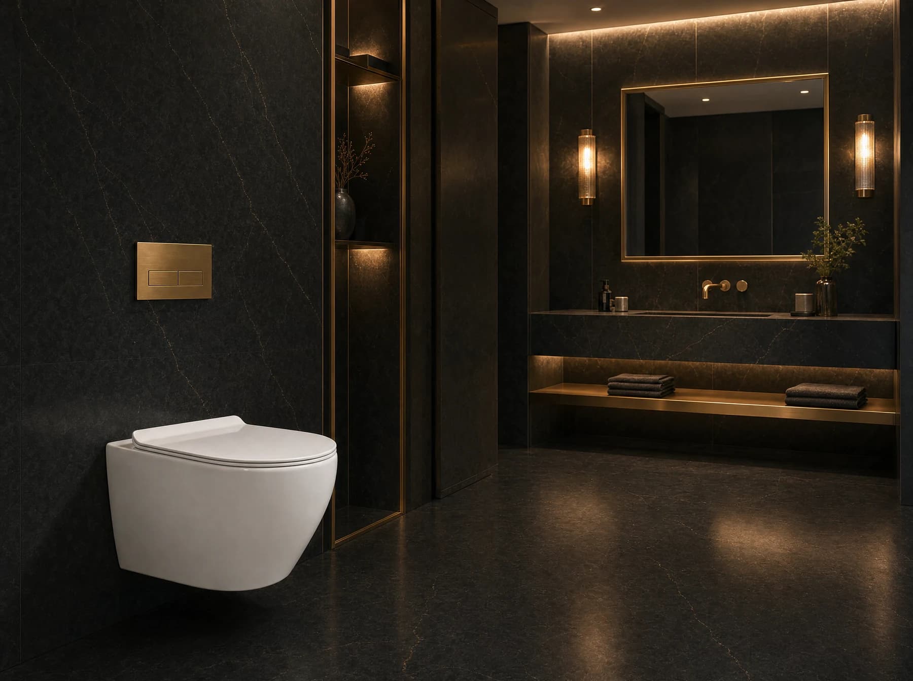 Miska EVARO 52 w hotelowej łazience